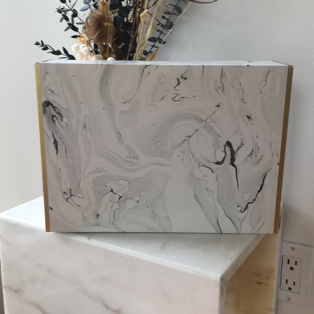 NEW Marble Designed Box
